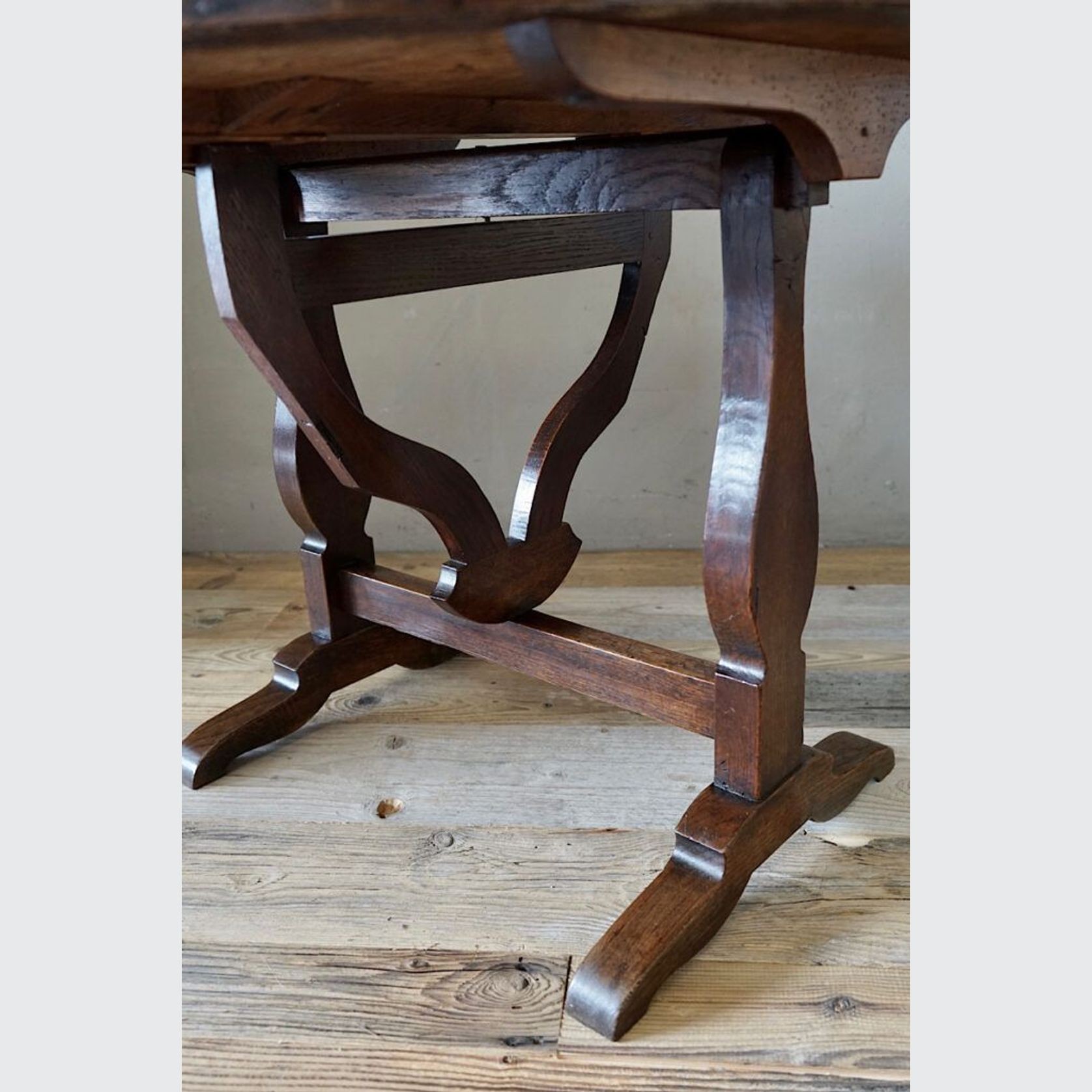 French Antique Wine Harvest Table gallery detail image