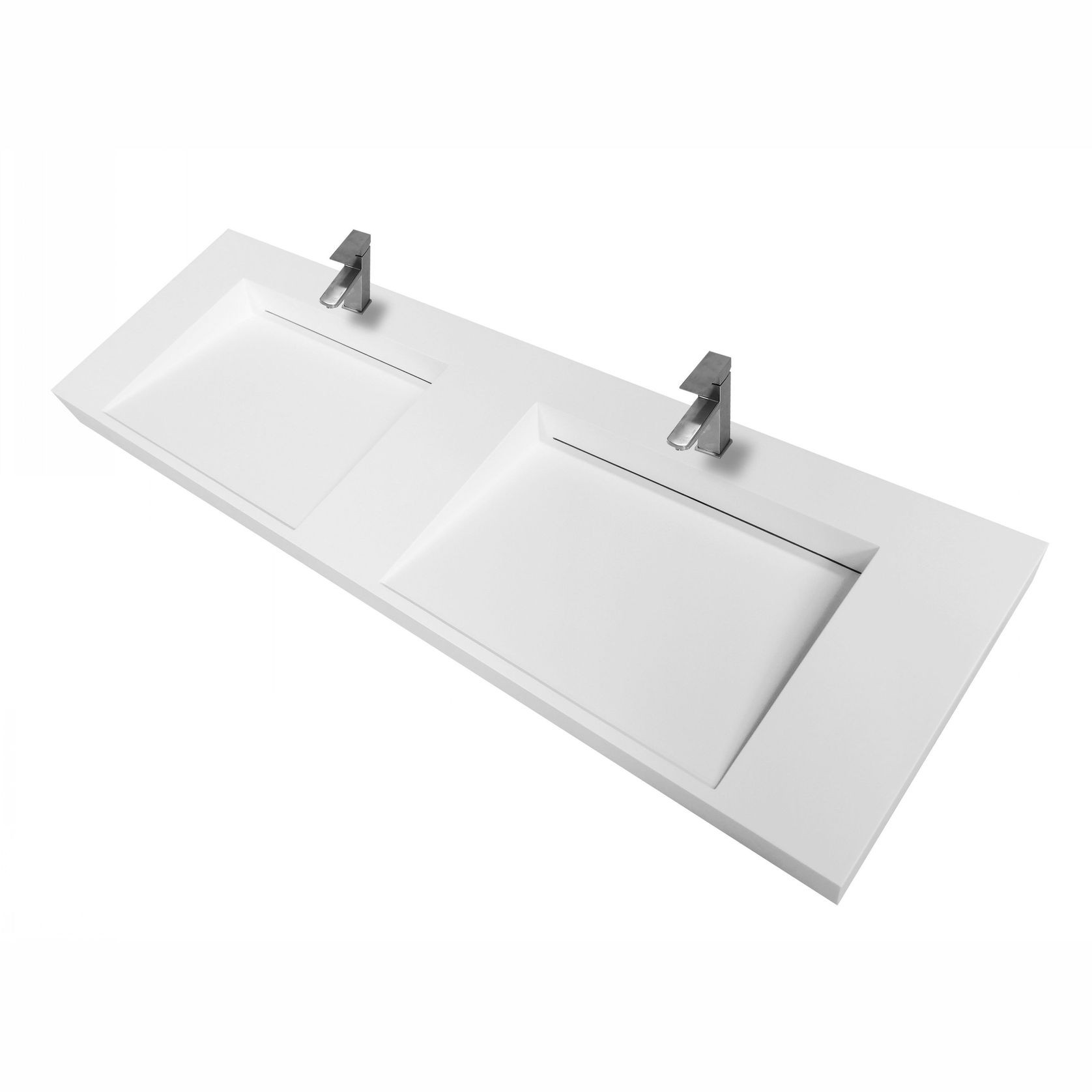 Ramp Basin Wide Double 1829mm Wall Hung B6072-D gallery detail image