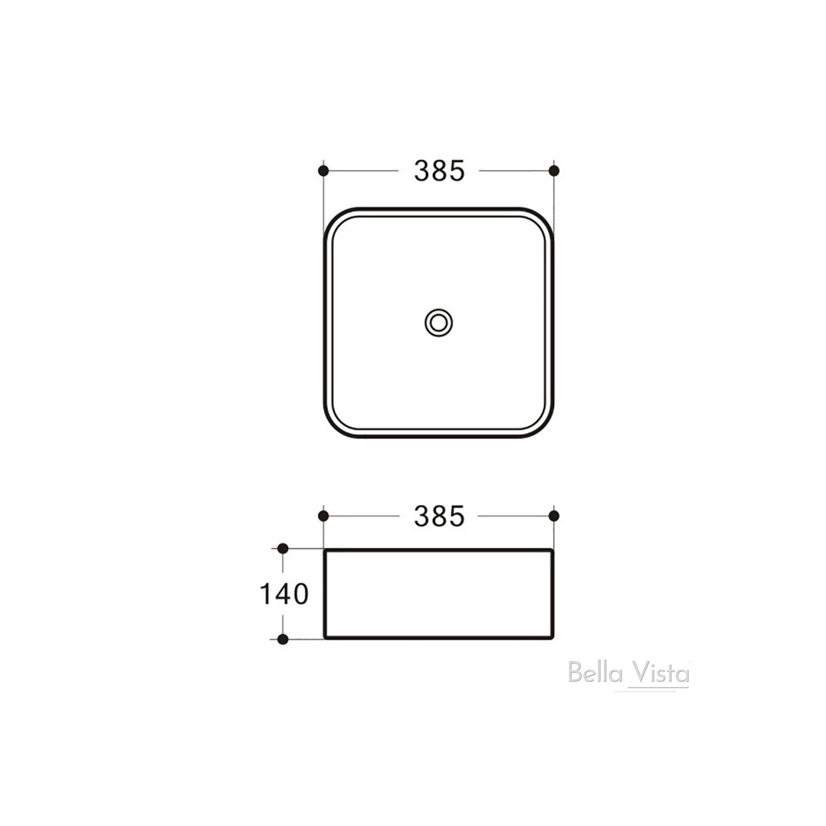 Riva Sink 380 x 380mm gallery detail image