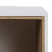 BATLEY Study Desk Console 91.5cm - White & Natural gallery detail image