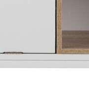BATLEY Study Desk Console 91.5cm - White & Natural gallery detail image