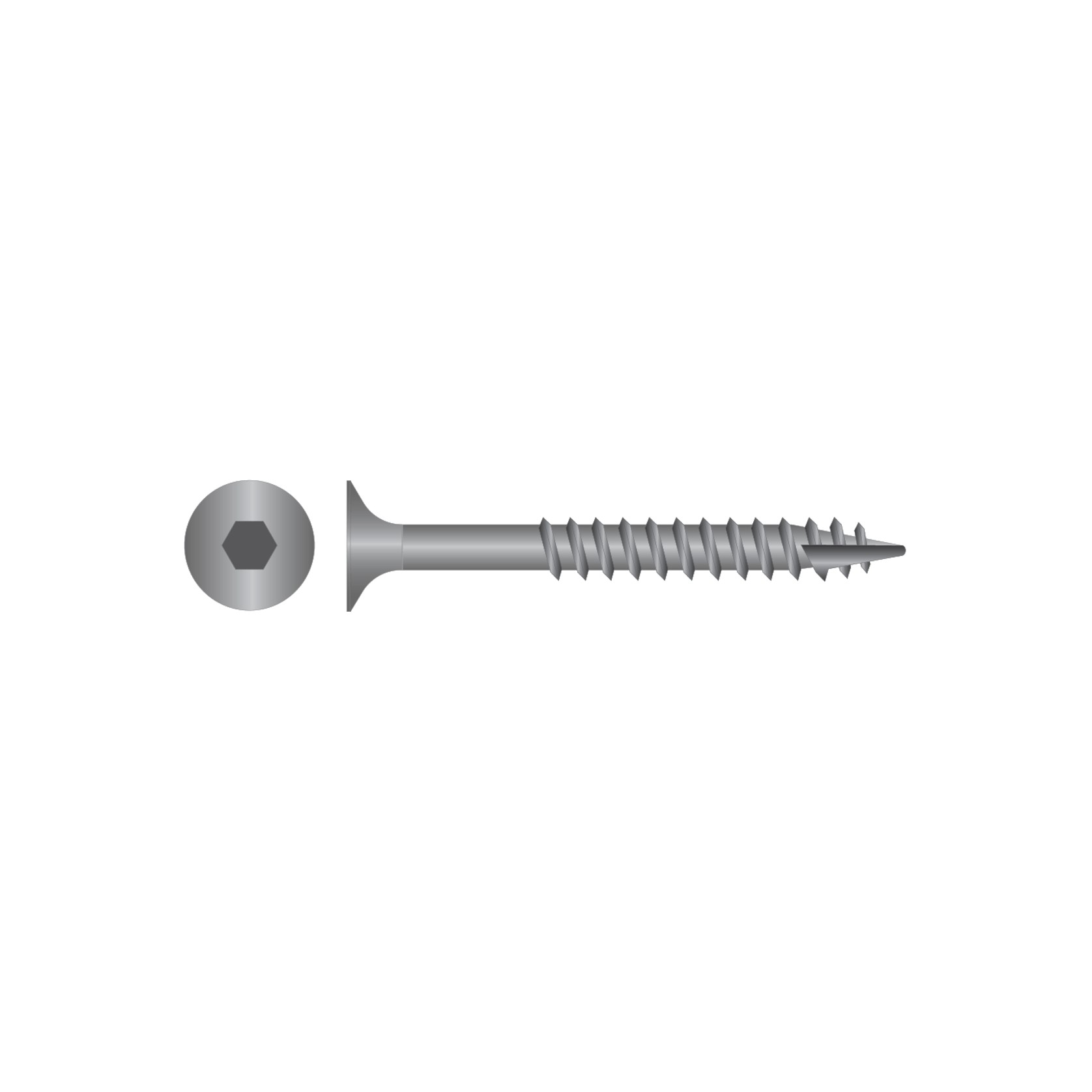 Batten Screws Buggle Head - Hex Drive - Tyle 17 - Galv C3 gallery detail image