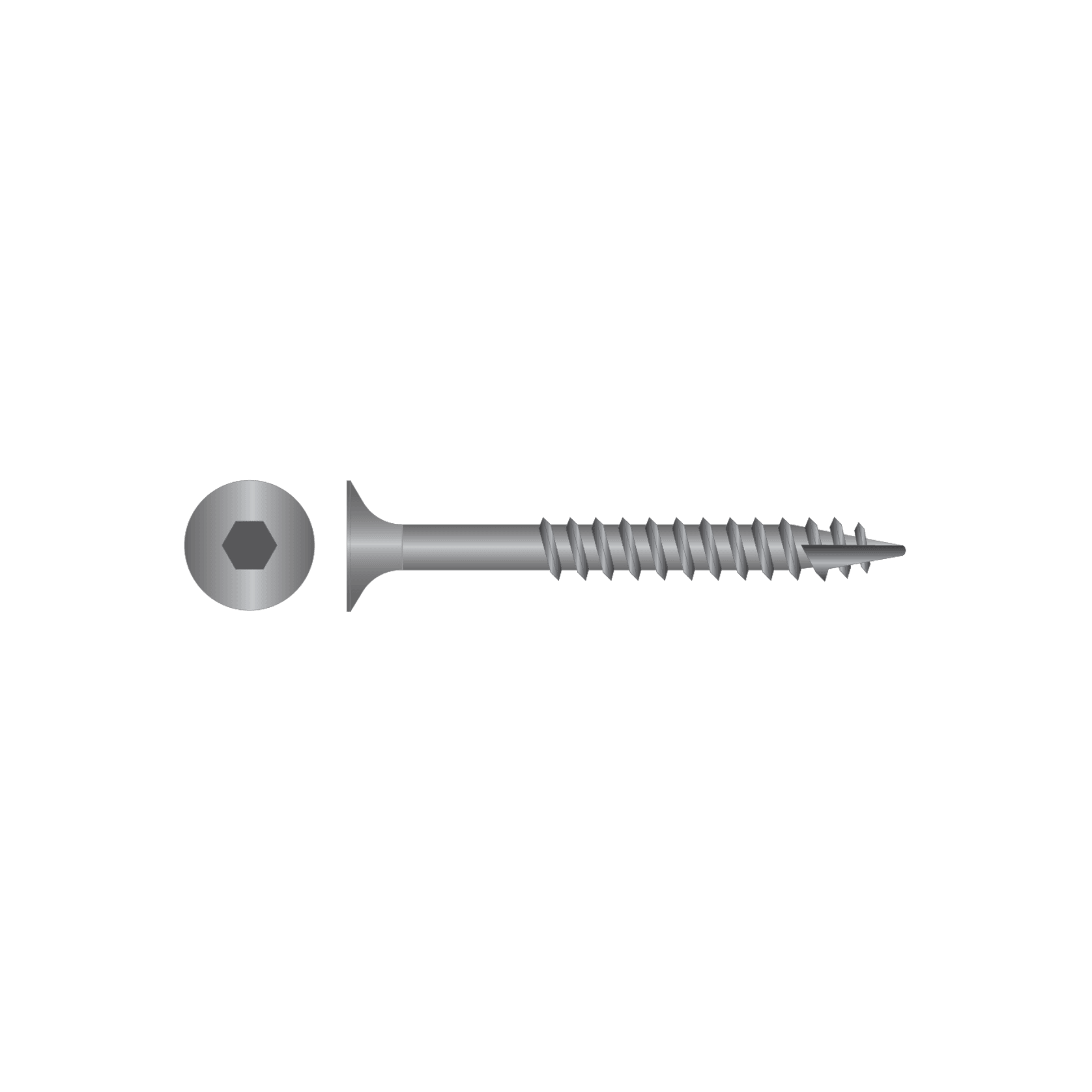 Batten Screws Buggle Head - Hex Drive - Tyle 17 - Galv C3 gallery detail image