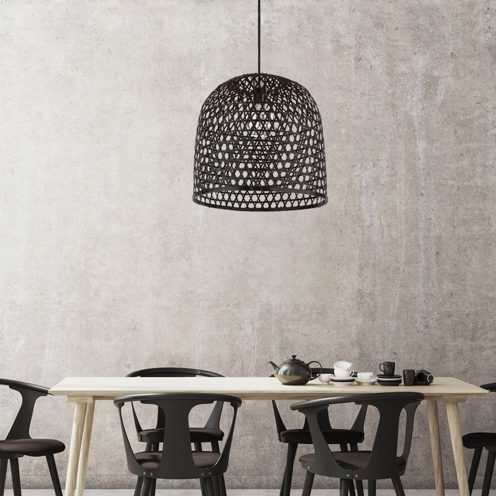 Basket Pendant 400 (Black) gallery detail image
