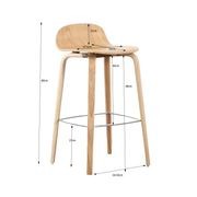 KORI Counter Stool - Natural gallery detail image