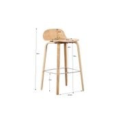 KORI Counter Stool - Natural gallery detail image