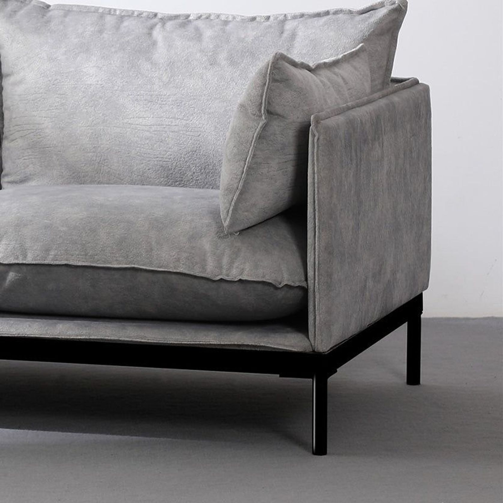 SINCLAIR 2 Seater Sofa in Grey gallery detail image