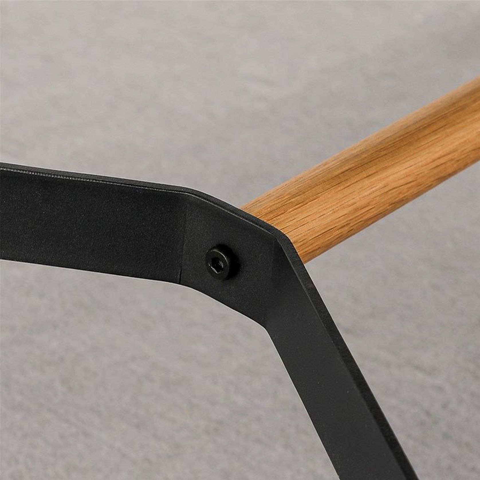 NELLIE Dining Table 150cm - Black & Natural gallery detail image