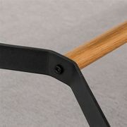 NELLIE Dining Table 150cm - Black & Natural gallery detail image