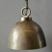 Industrial Brass Dome Pendant Lights gallery detail image