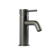 Mira Brushed Gunmetal Short Basin Mixer gallery detail image