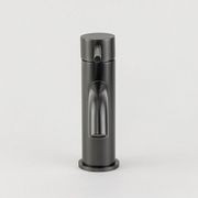 Mira Brushed Gunmetal Short Basin Mixer gallery detail image