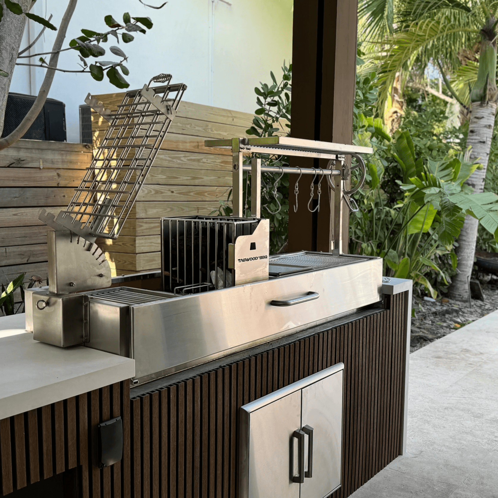 Argentine Santa Maria Wood Fire & Charcoal Gaucho Grill | BBQ08SS gallery detail image