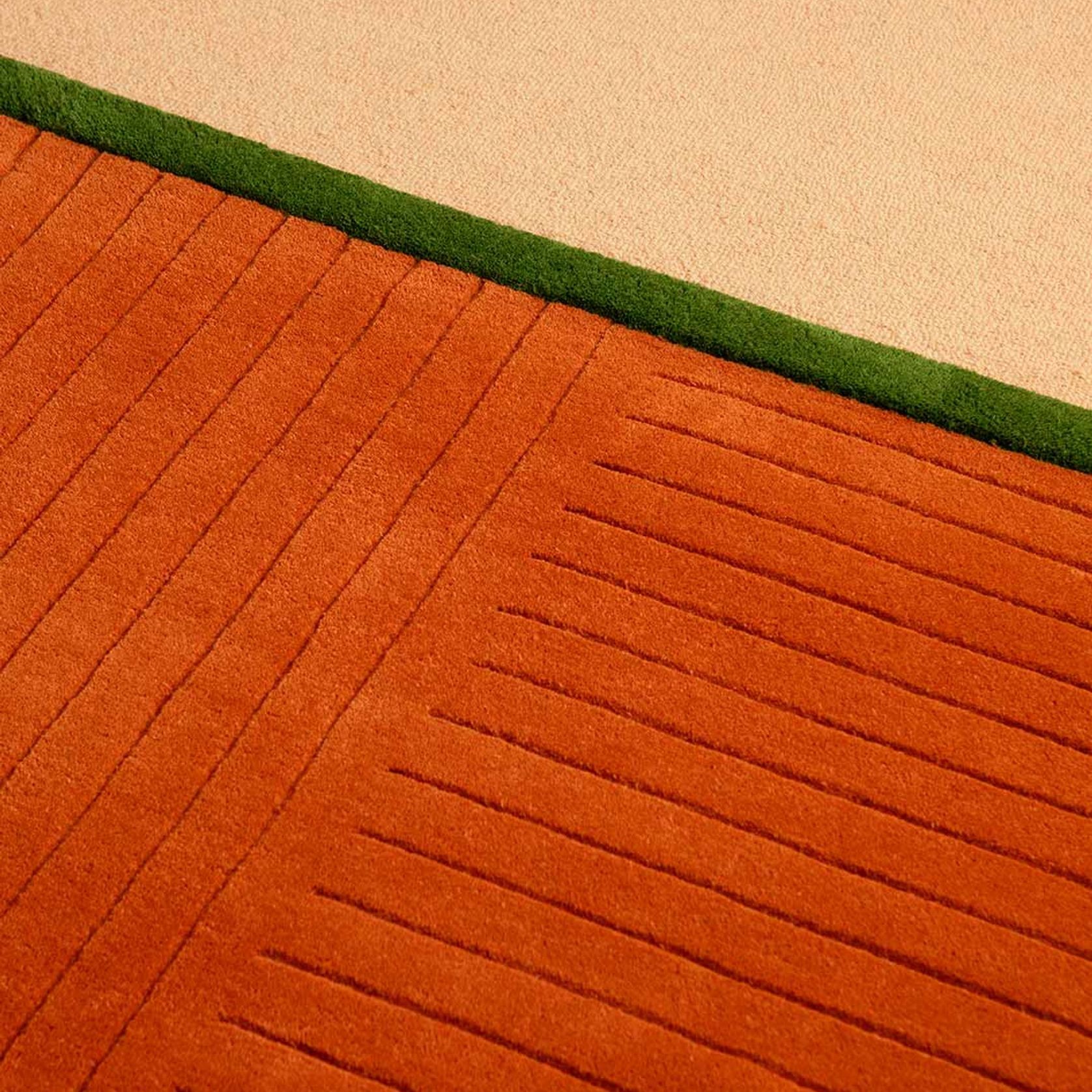 Decor Designer Floor Rug - Rhythm Tangerine | Brink & Campman gallery detail image