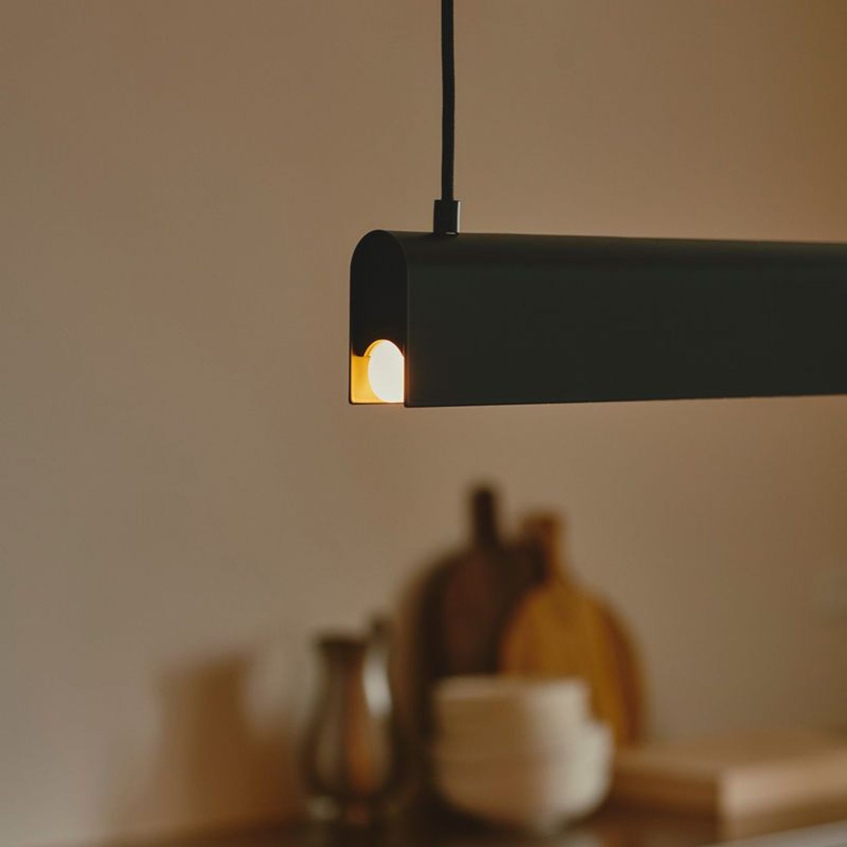 Beau 50 Pendant Black gallery detail image