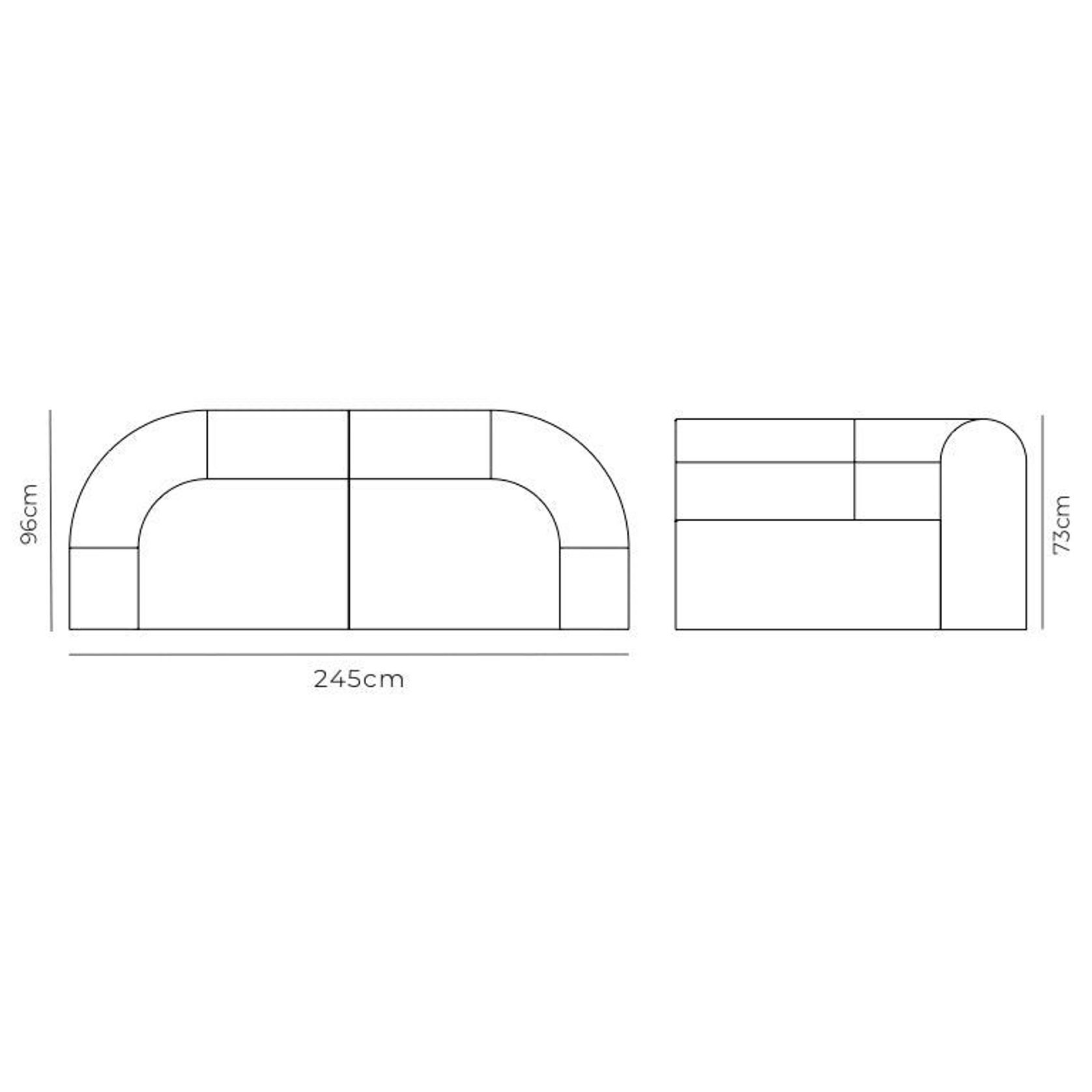 Berg 3 Seater Sofa - Eden Leaf gallery detail image