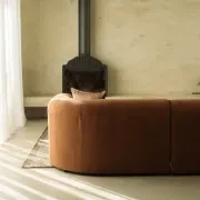 Berg 2 Seater Sofa - Corduroy Cocoa gallery detail image