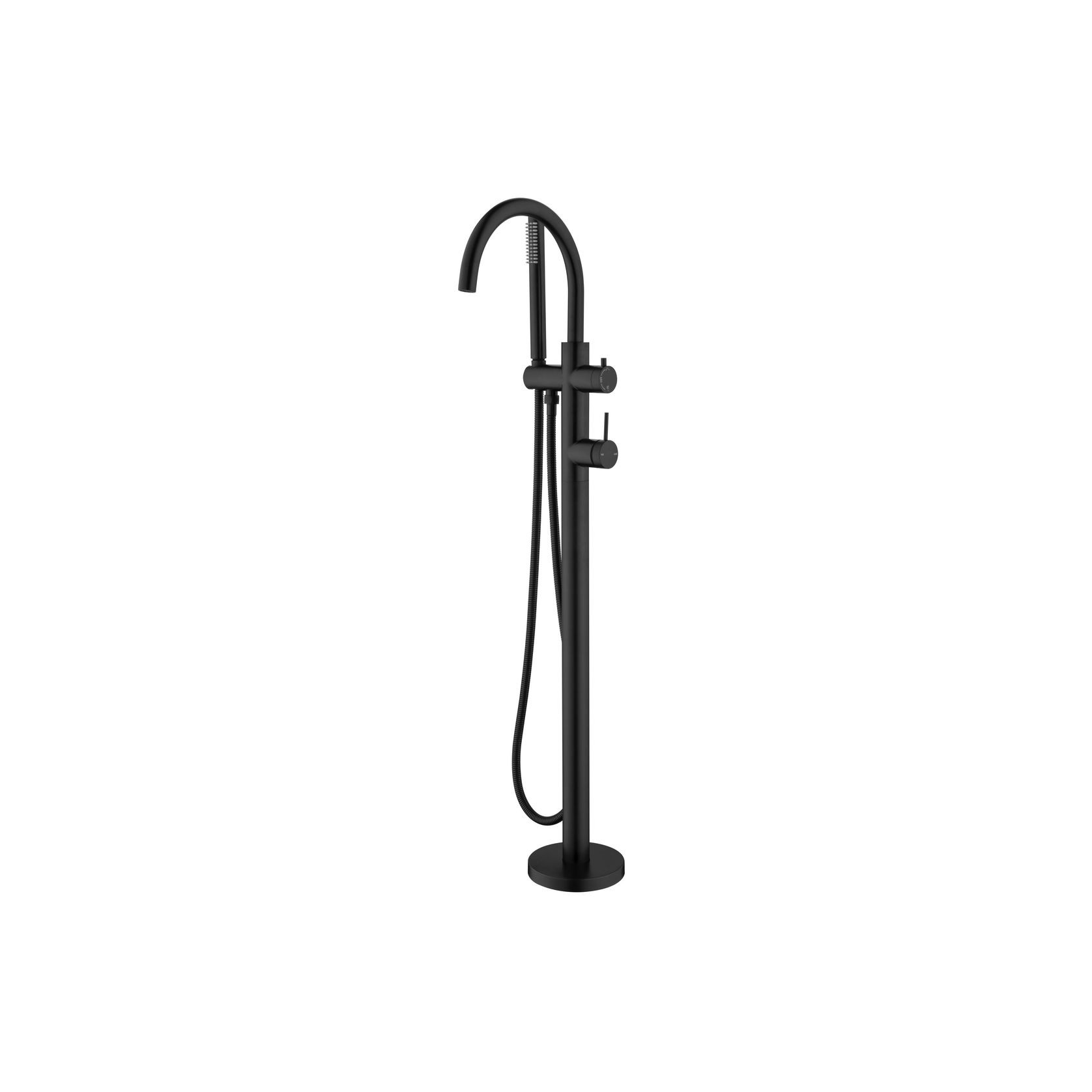 Mica Freestanding Bath Mixer with Hand Shower gallery detail image