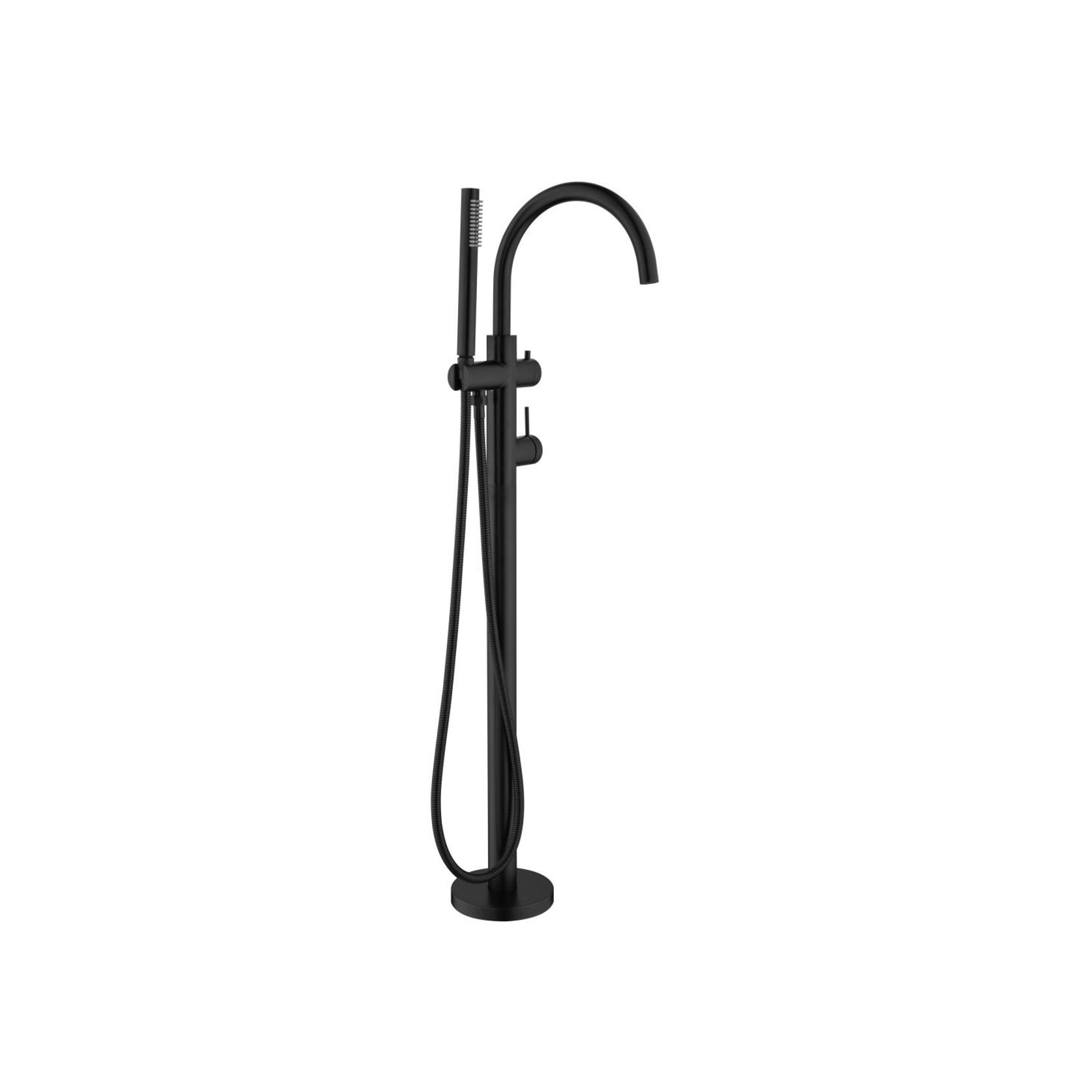 Mica Freestanding Bath Mixer with Hand Shower gallery detail image