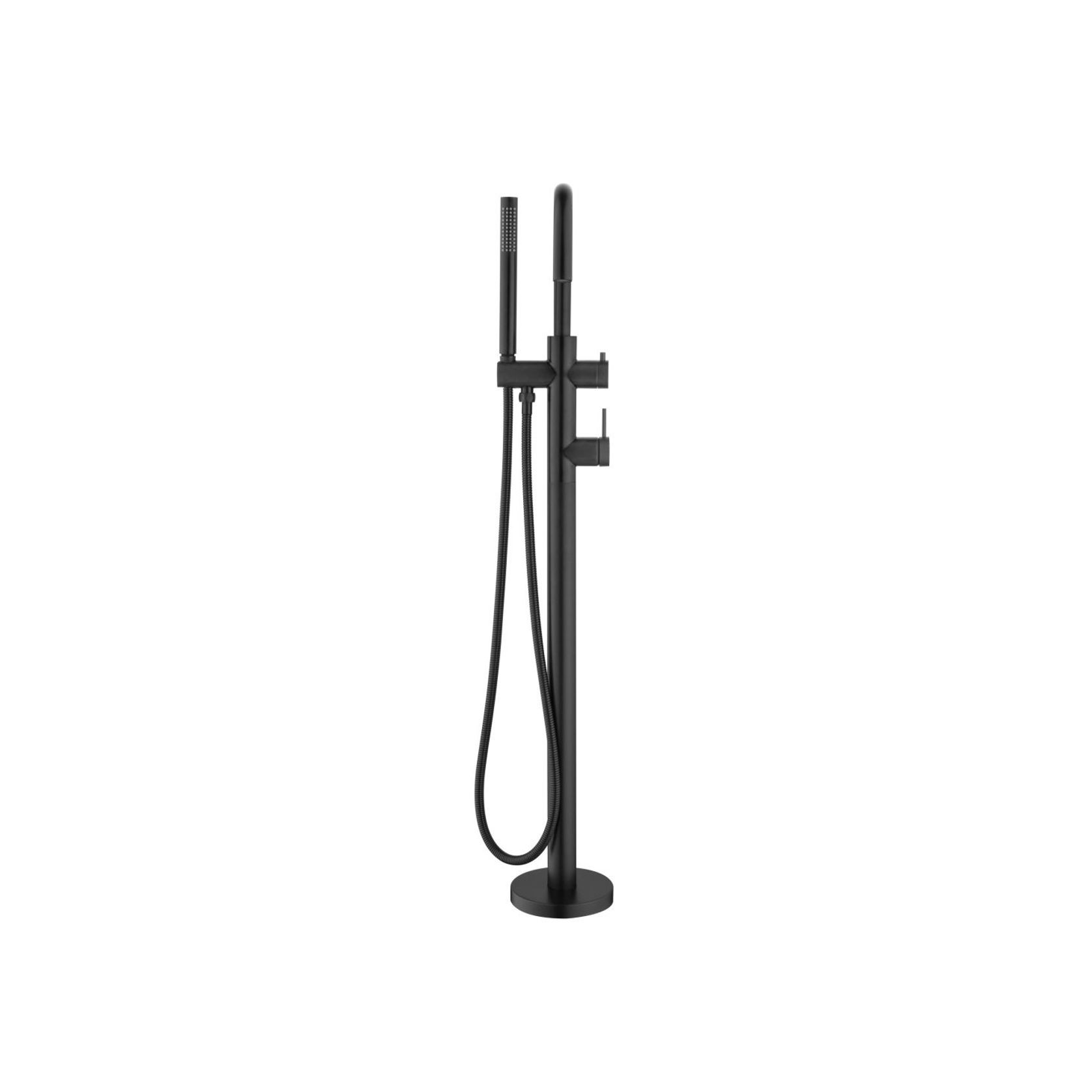 Mica Freestanding Bath Mixer with Hand Shower gallery detail image