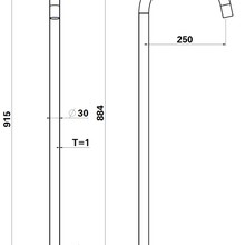Mica Freestanding Bath Spout gallery detail image