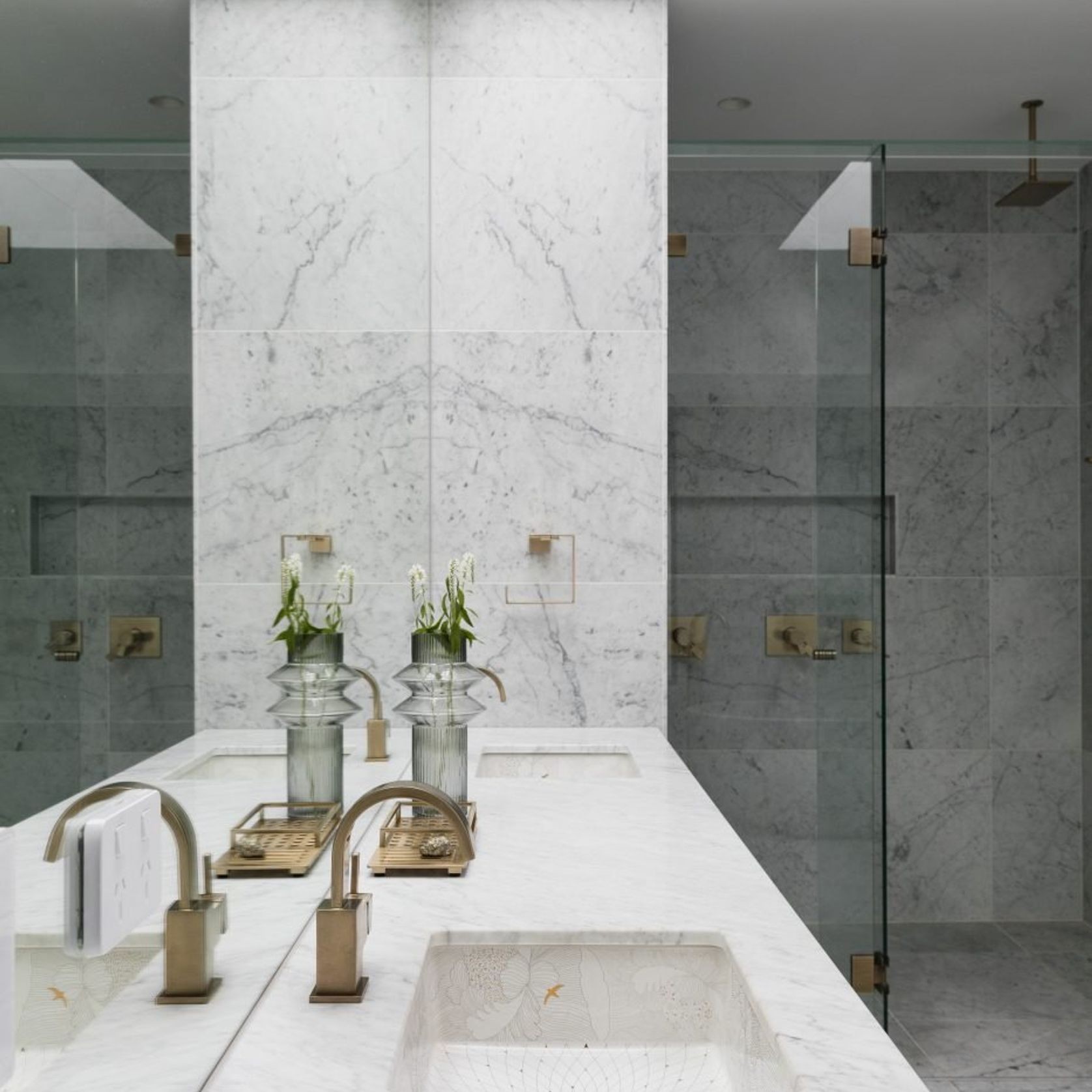 Bianco Carrara Marble Tiles gallery detail image