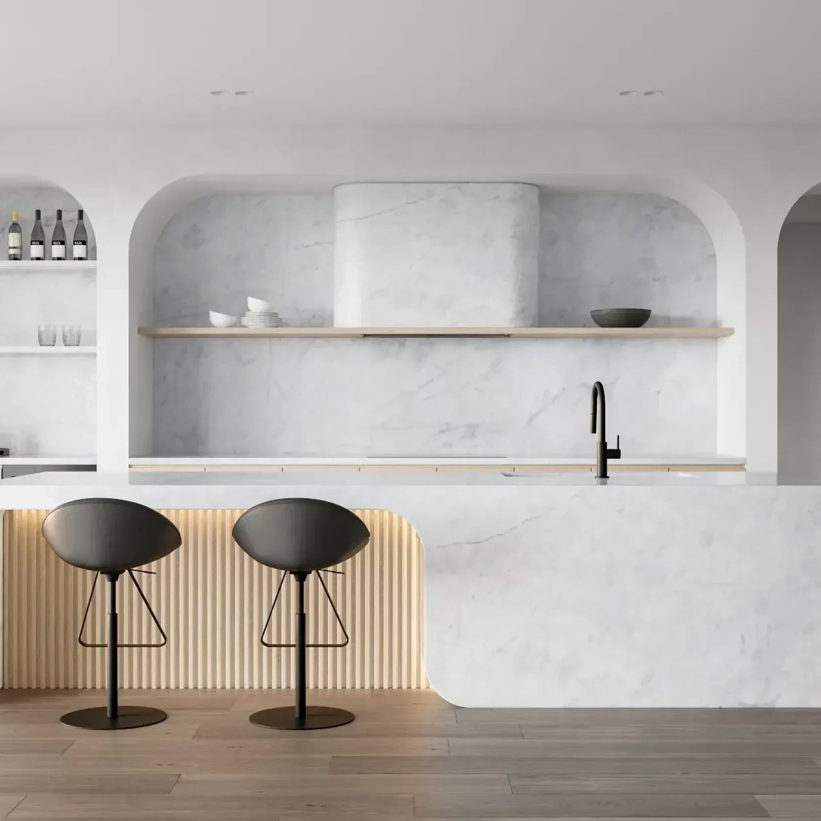 Bianco Venezia Marble Benchtop gallery detail image