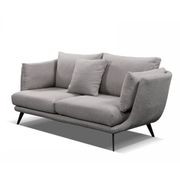 RANNI 3 Seater Sofa - Warm Grey gallery detail image