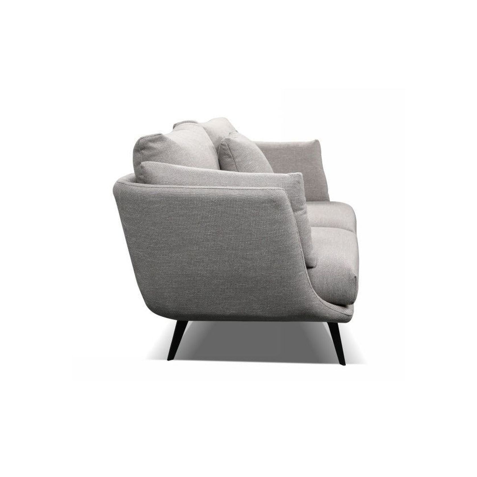 RANNI 3 Seater Sofa - Warm Grey gallery detail image