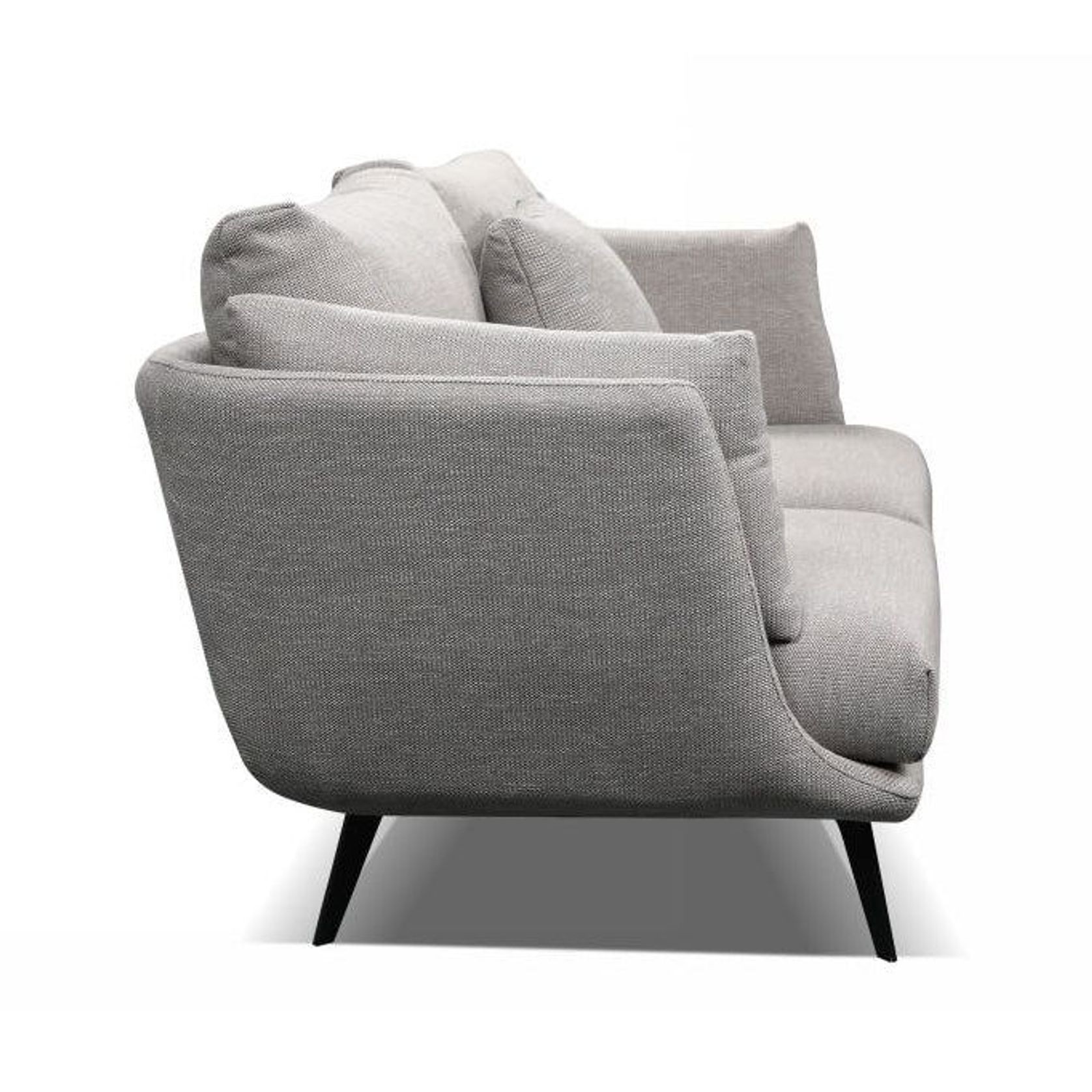 RANNI 3 Seater Sofa - Warm Grey gallery detail image