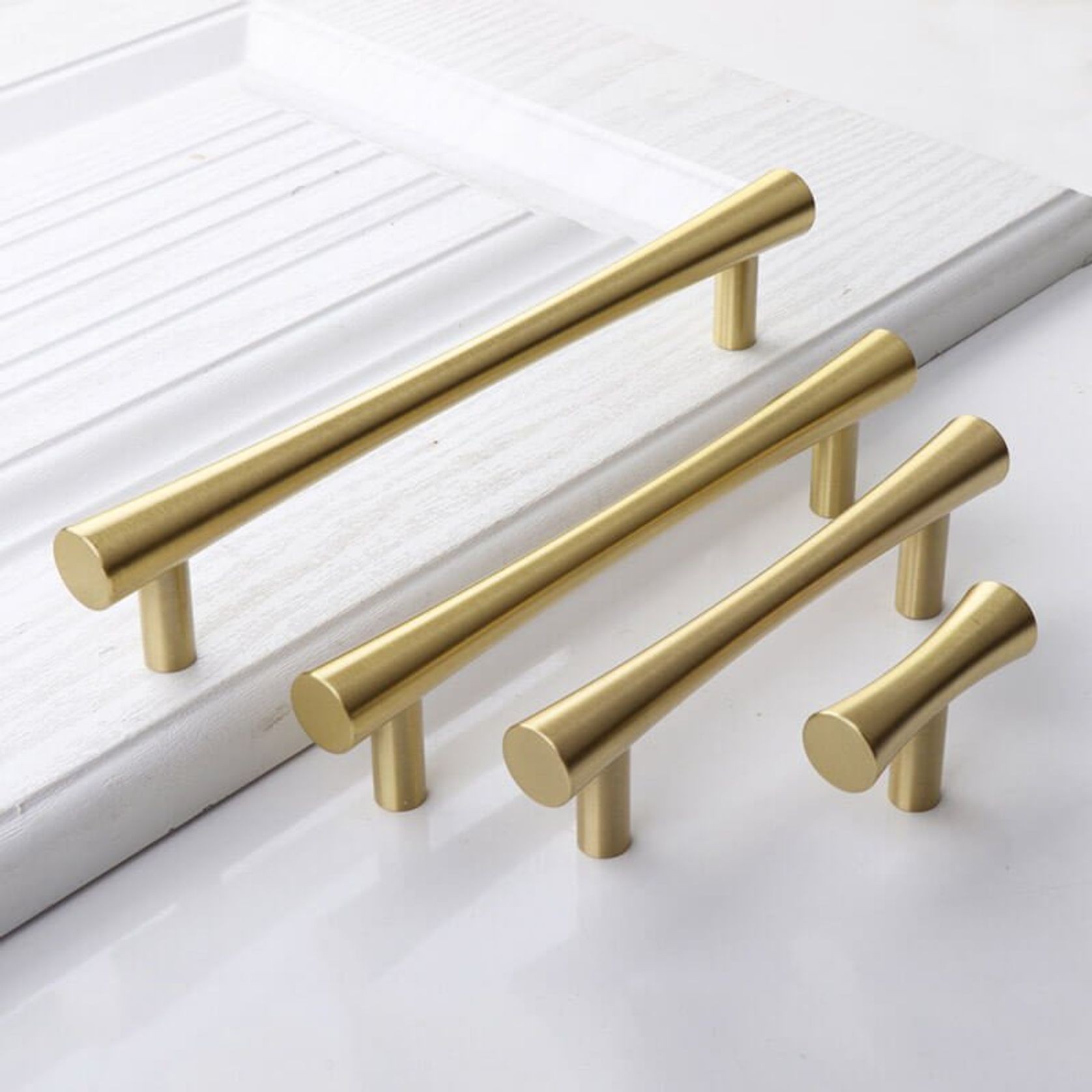 kitchen drawer handles Manly solid brass gallery detail image