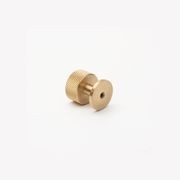 Solid Brass Knurled Kitchen Drawer Knobs gallery detail image