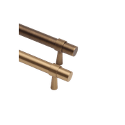 KT&CO Kitchen drawer handles Brushed brass/ Aged brass Mildura gallery detail image