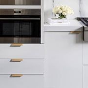 kitchen cabinet lip pull handles brass jervis bay gallery detail image
