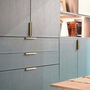 kitchen cabinet lip pull handles brass jervis bay gallery detail image