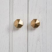 Kitchen knobs Octagon solid brass gallery detail image