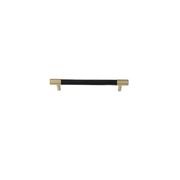 Leather Drawer handles solid brass gallery detail image