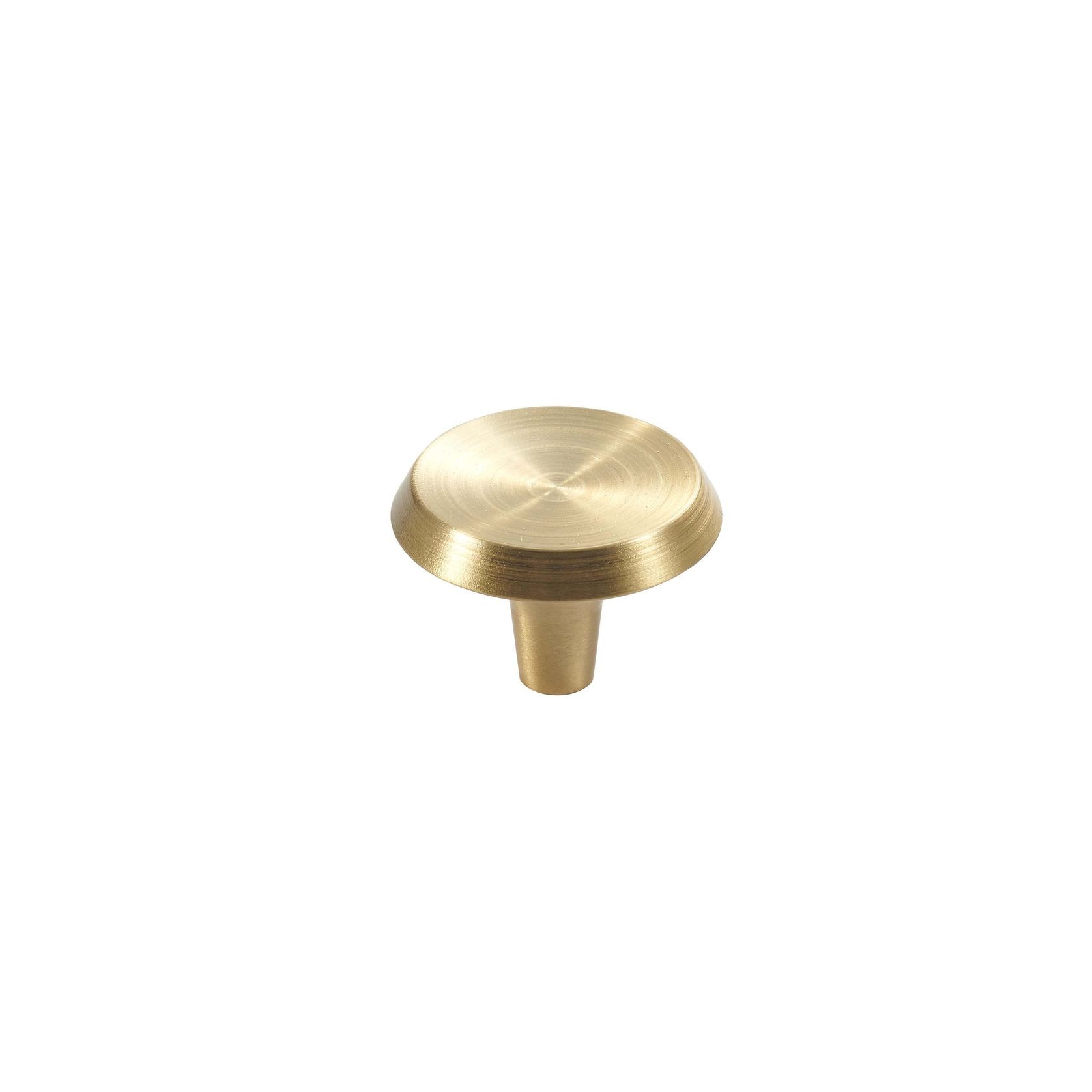 Round Solid Brass Kitchen Knobs gallery detail image