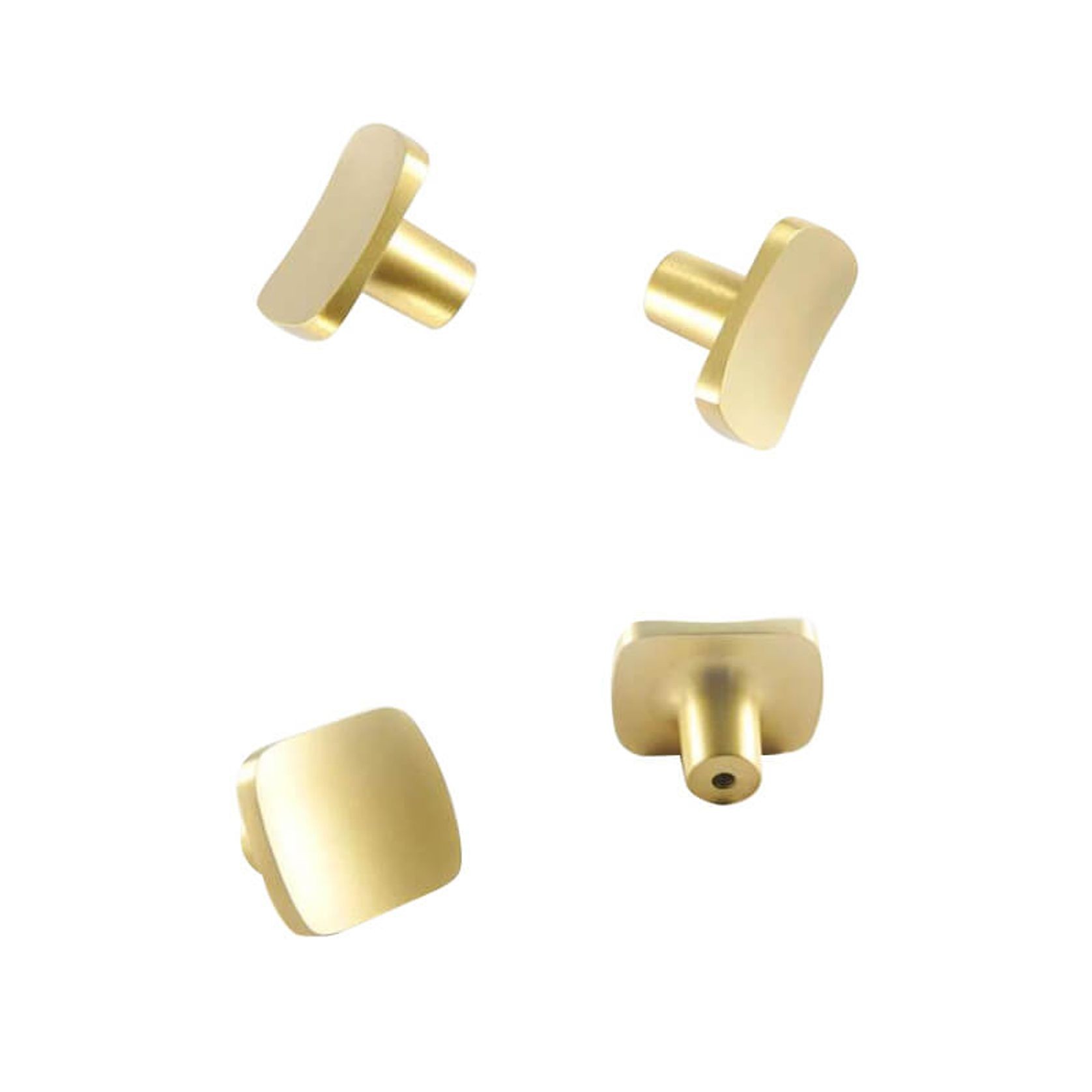 Kitchen cabinet knobs solid brass gallery detail image