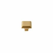 Kitchen drawer knobs square solid brass gallery detail image