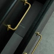 kitchen drawer handles whitehaven solid brass gallery detail image