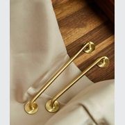kitchen drawer handles whitehaven solid brass gallery detail image