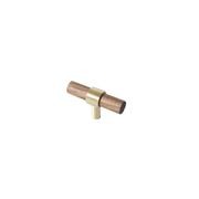 kitchen drawer handles walnut wood solid brass Cable Beach gallery detail image