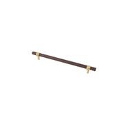 kitchen drawer handles walnut wood solid brass Cable Beach gallery detail image