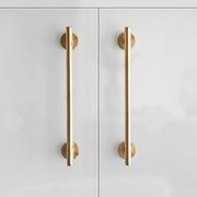 kitchen drawer handles Twilight Beach solid brushed brass gallery detail image