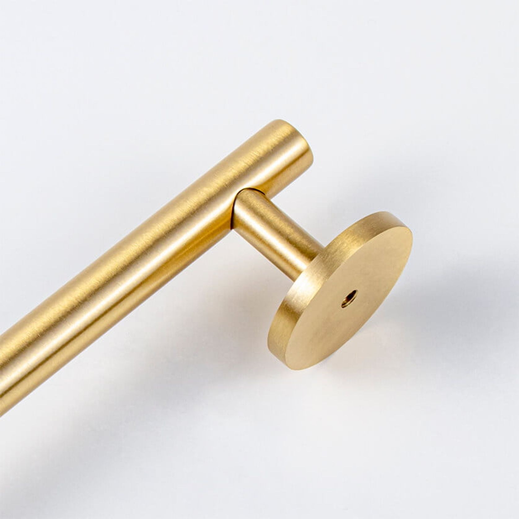 kitchen drawer handles Twilight Beach solid brushed brass gallery detail image