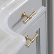 kitchen drawer handles Cronulla solid brass gallery detail image