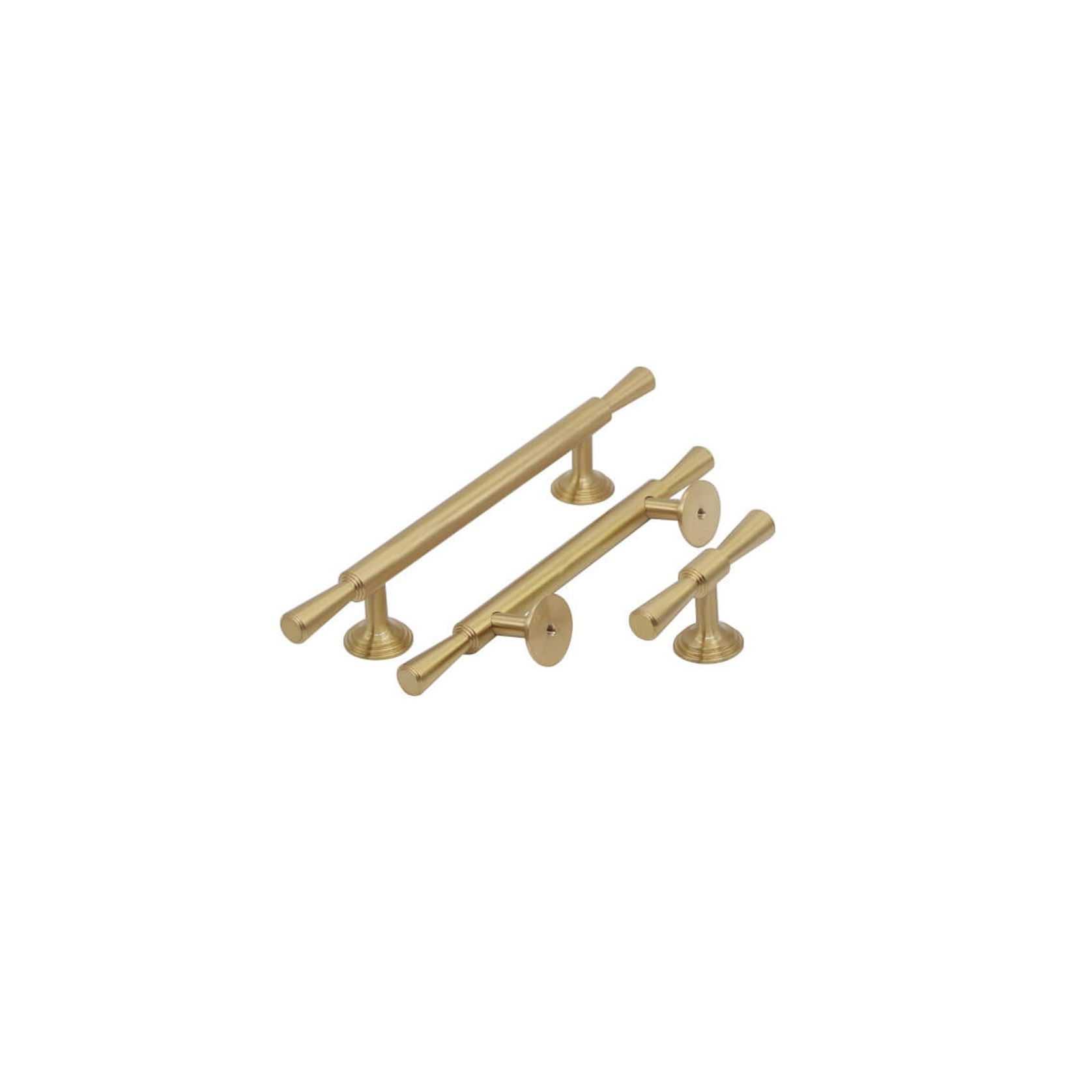 kitchen drawer handles Cronulla solid brass gallery detail image