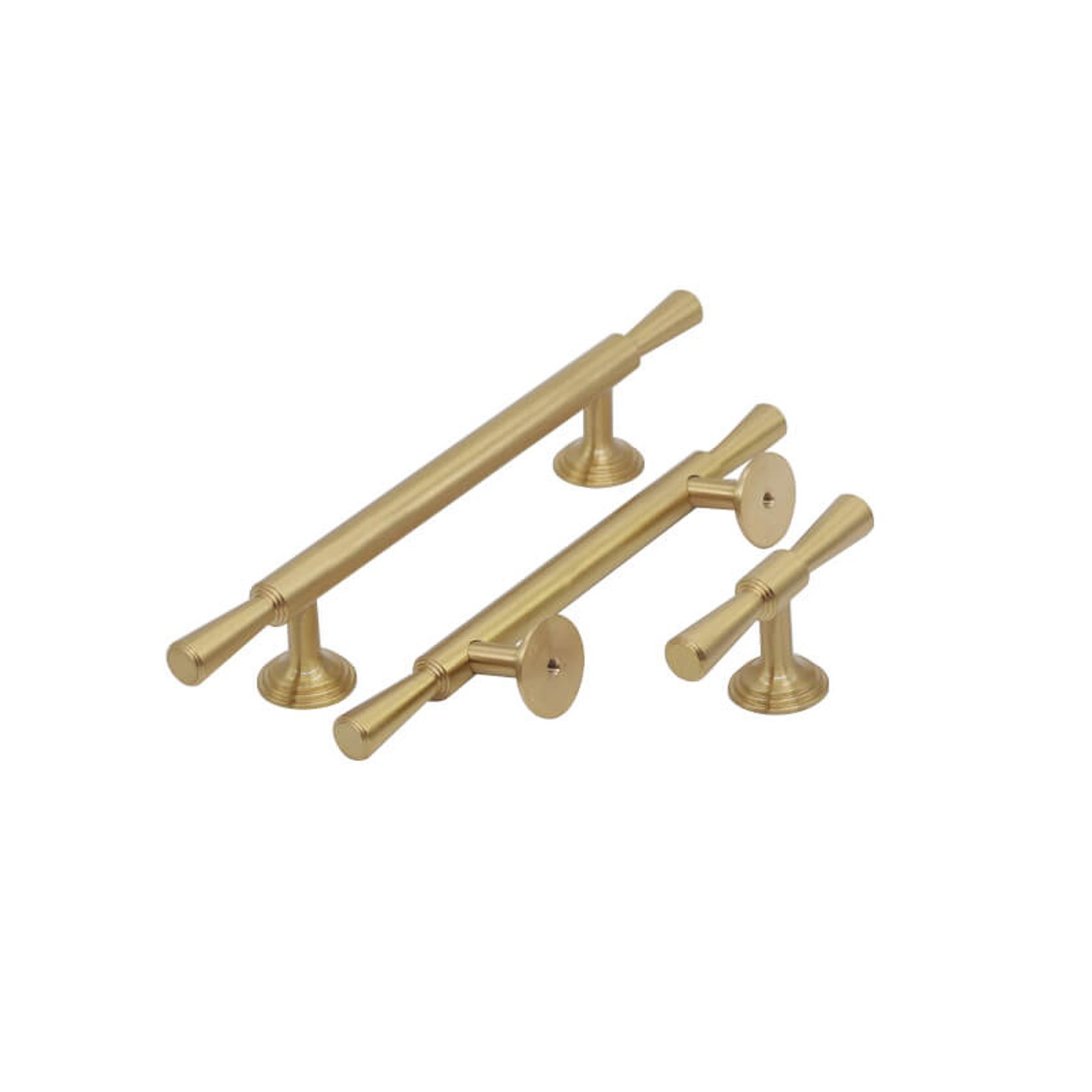 kitchen drawer handles Cronulla solid brass gallery detail image