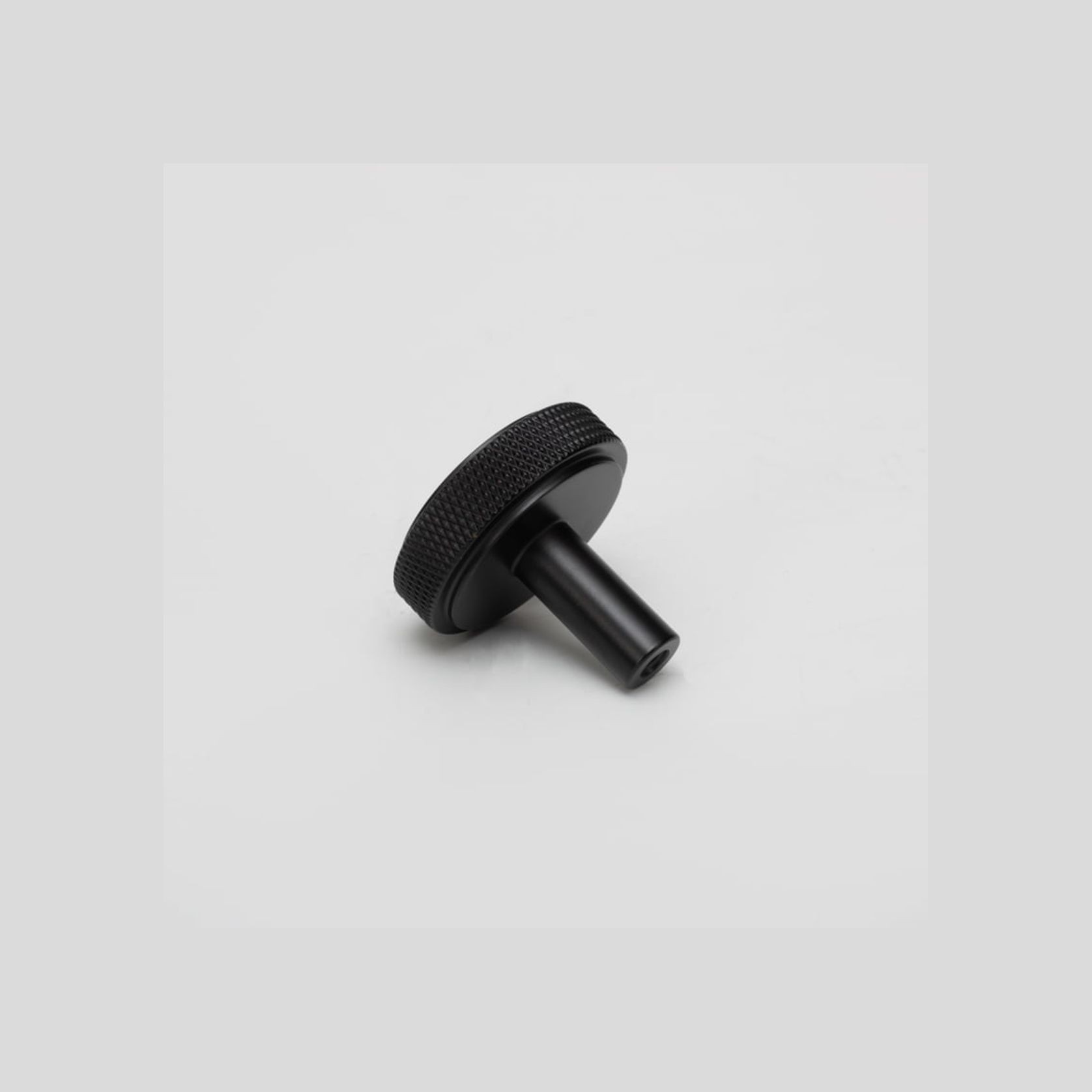 Kitchen drawer Knurled knobs round brass / nickel / black / antique Brass gallery detail image
